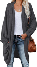 ZoeAce Womens Open Front Knit Cardigan with Pockets and Style