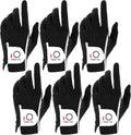 FINGER TEN Golf Glove RainGrip 6 Pack - All-Weather Wet Grip