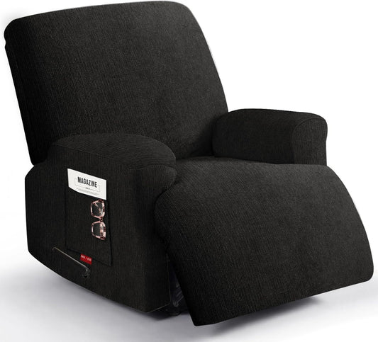 Oversized 3 Pieces Stretch Recliner Chair Covers for Comfort