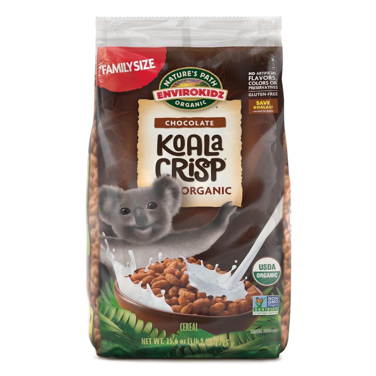 EnviroKidz Organic Koala Crisp Cereal - Chocolate Delight