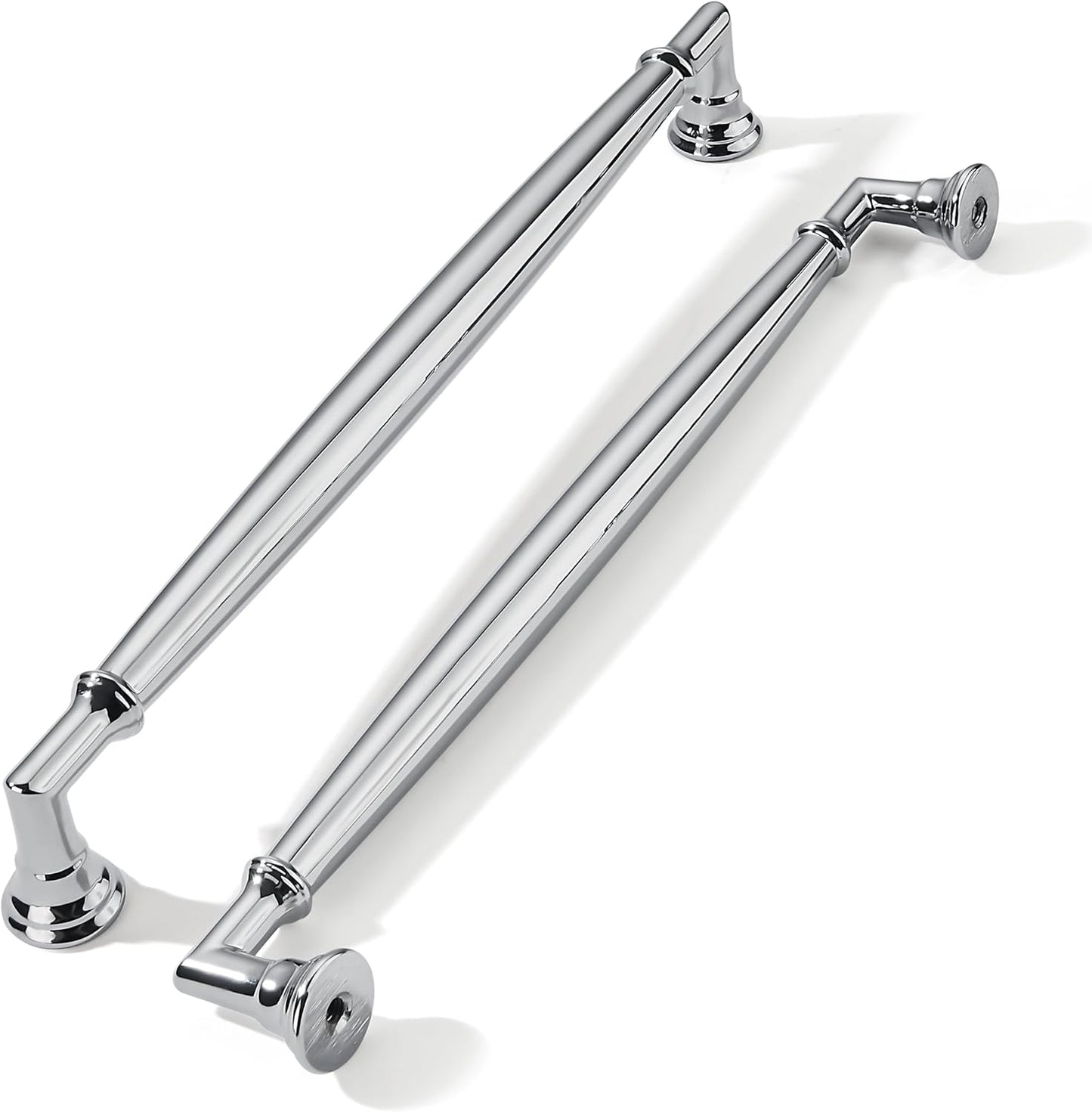 khtumeware 10 Pack 8 Inch Polished Chrome Cabinet Pulls