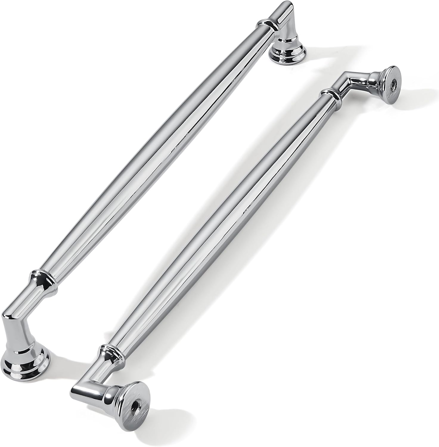 khtumeware 10 Pack 8 Inch Polished Chrome Cabinet Pulls