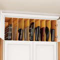 SpaceAid Tray Dividers for Cabinets - Bamboo 8 Pack Organizer