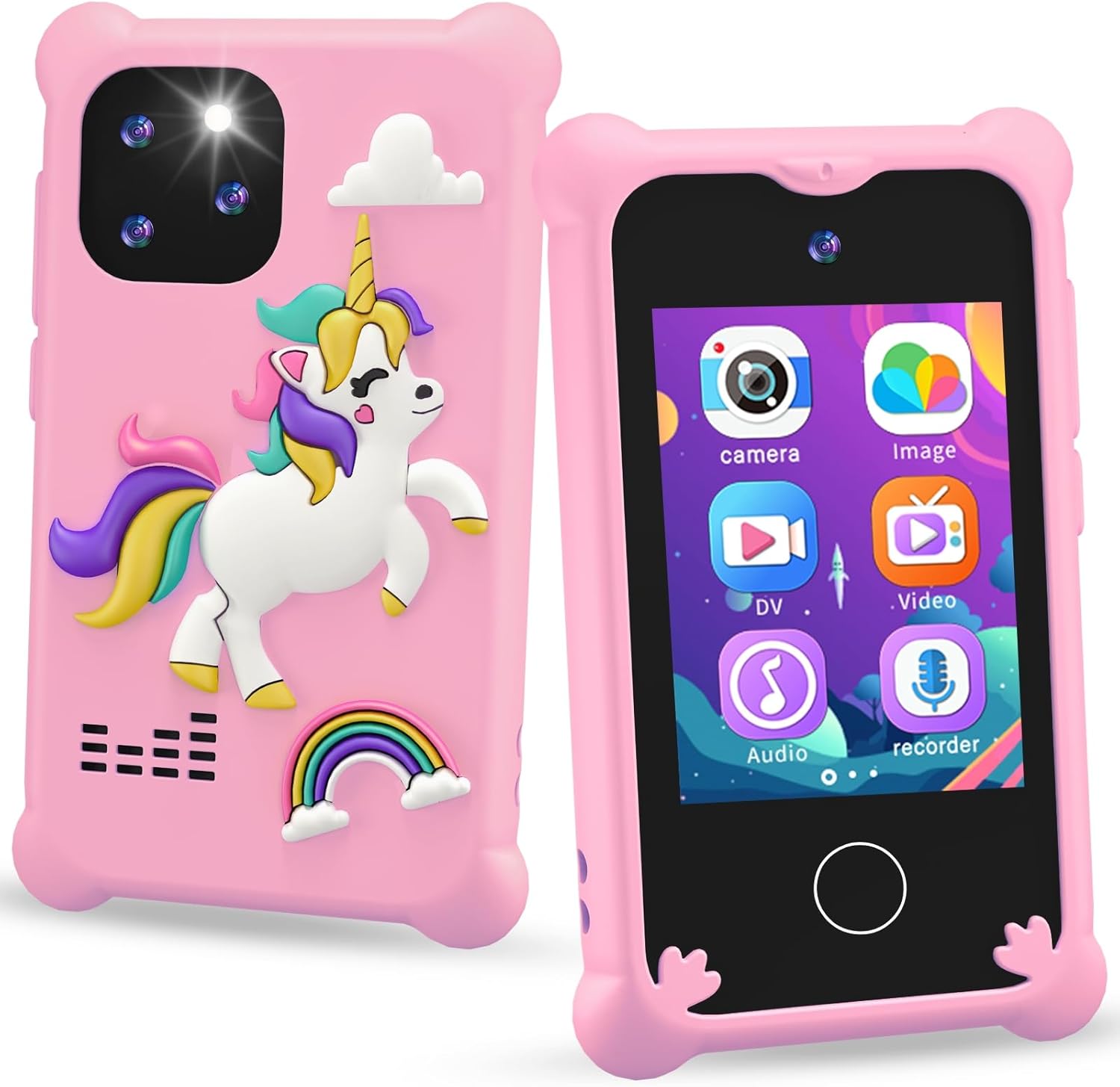 Unicorn Smart Phone for Girls - Dual Camera, Music, Games!