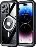 Red2Fire iPhone 14 Pro Case Waterproof with Built-in Screen & Camera