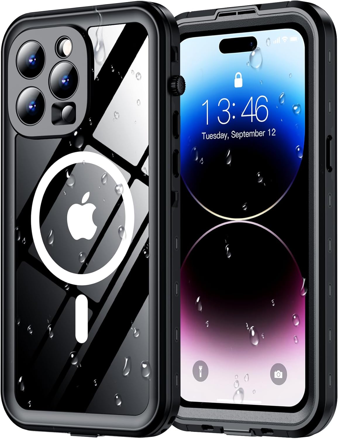 Red2Fire Waterproof Case for iPhone 14 Pro with Screen Protector