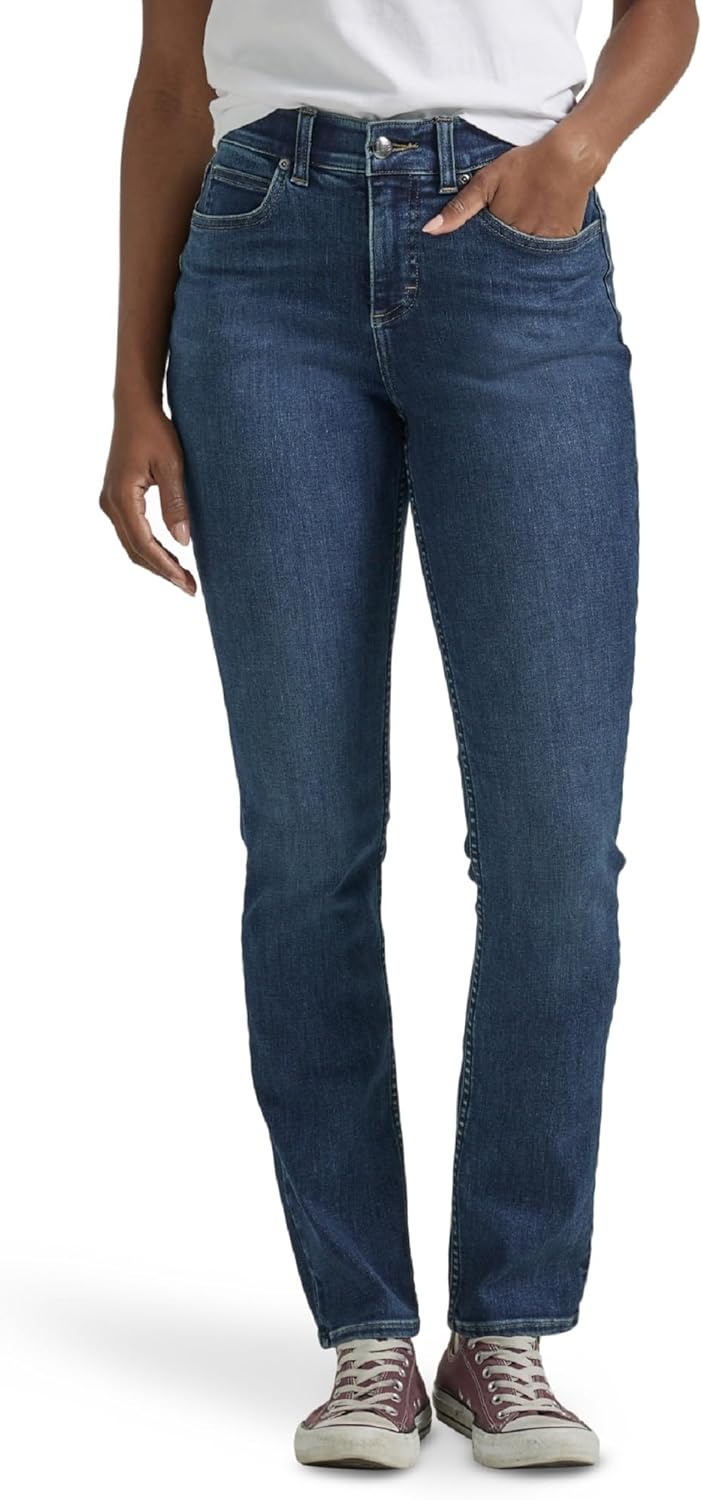 Lee Womens Ultra Lux Comfort Flex Motion Straight Leg Jean Review