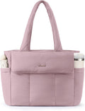 LOVEVOOK Laptop Bag for Women Puffer Work Tote - Lightweight
