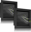 Aluminum Gable Vent 12 in x 12 in Set of 2 - Paintable Screened Design