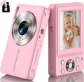 Digital Camera Kids Camera FHD 1080P 44MP Pink - Compact Vlogging