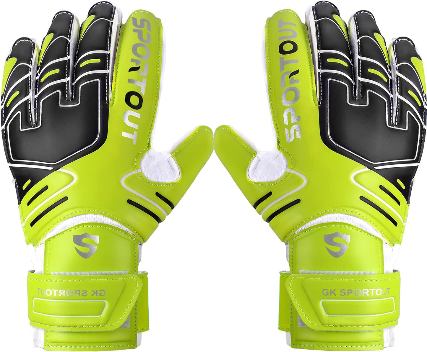 Sportout Goalie Gloves for Youth and Adults with Strong Grip