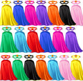 Superhero Capes for Kids 20 Pack - Durable Toddler Dress-Up Set