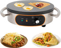Treliamd 16 Non-Stick Electric Crepe Maker - Even Cooking, Constant Temp