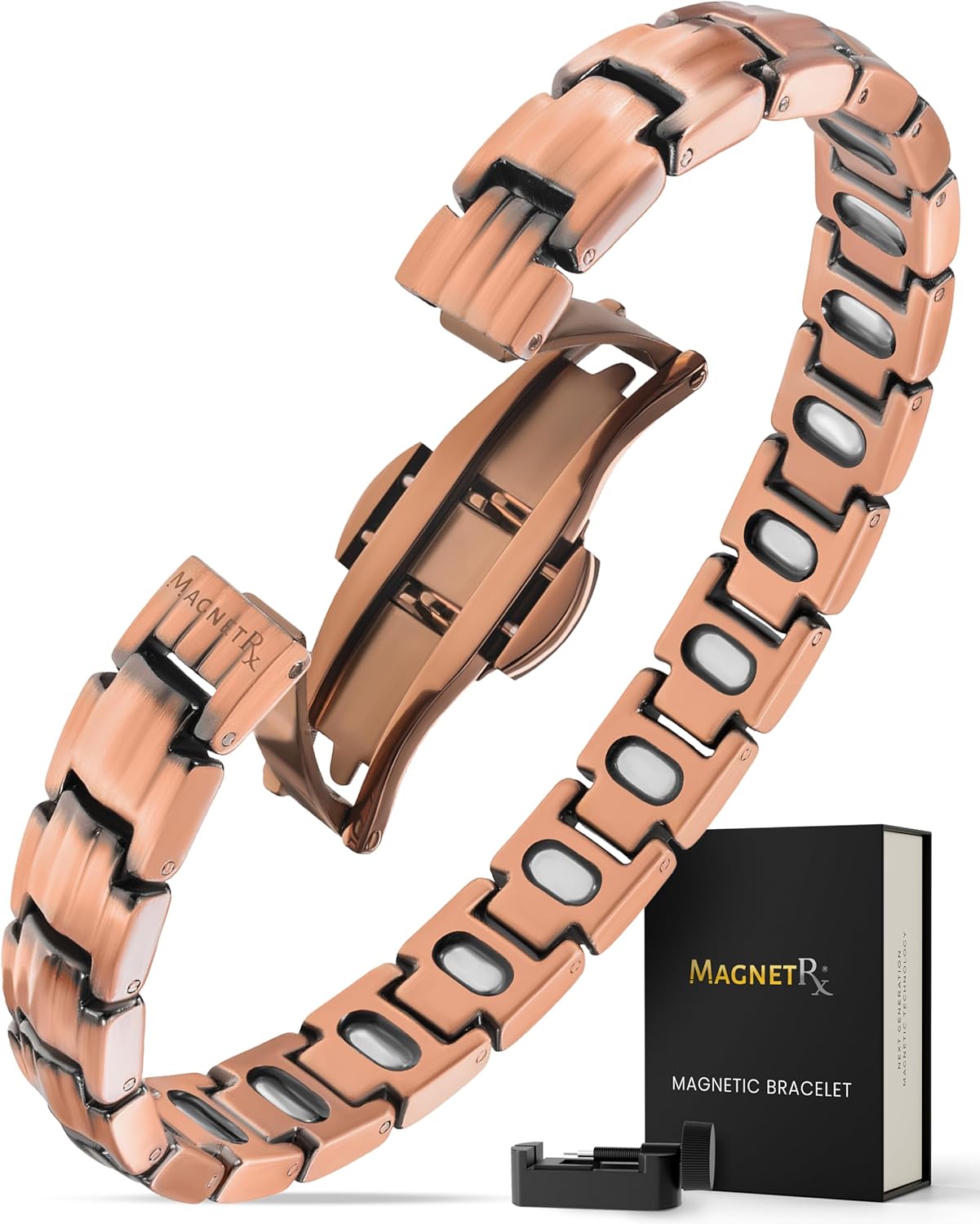 MagnetRX Magnetic Copper Bracelets for Women - 5,000 Gauss Power