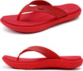 KuaiLu Womens Flip Flops with Arch Support - Comfortable Summer which