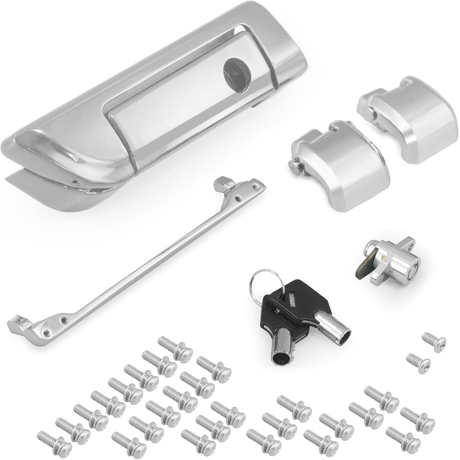 Tour Trunk Latches for Harley Touring Models 2014-2025 Chrome