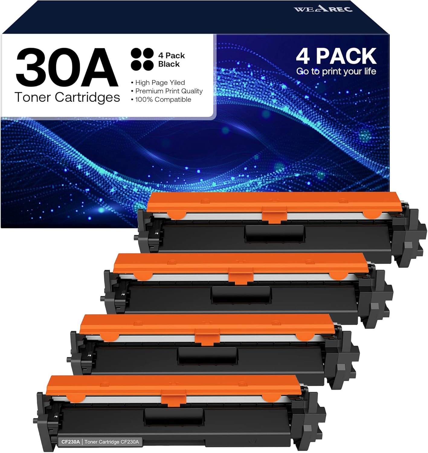 30A CF230A Toner Cartridge Replacement for Laserjet Pro Printers