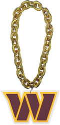 Aminco NFL Washington Commanders Fan Chain, Gold - Oversized Team