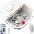Collapasible Foot Spa Bath Massager with Heat and Bubbles - Foldable