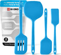 Silicone Turner Spatula Set - 4pc Heat-Resistant Kitchen Turners