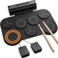 Donner Electronic Drum Set 7-Pad Roll Up Drum Pad - Portable Practice