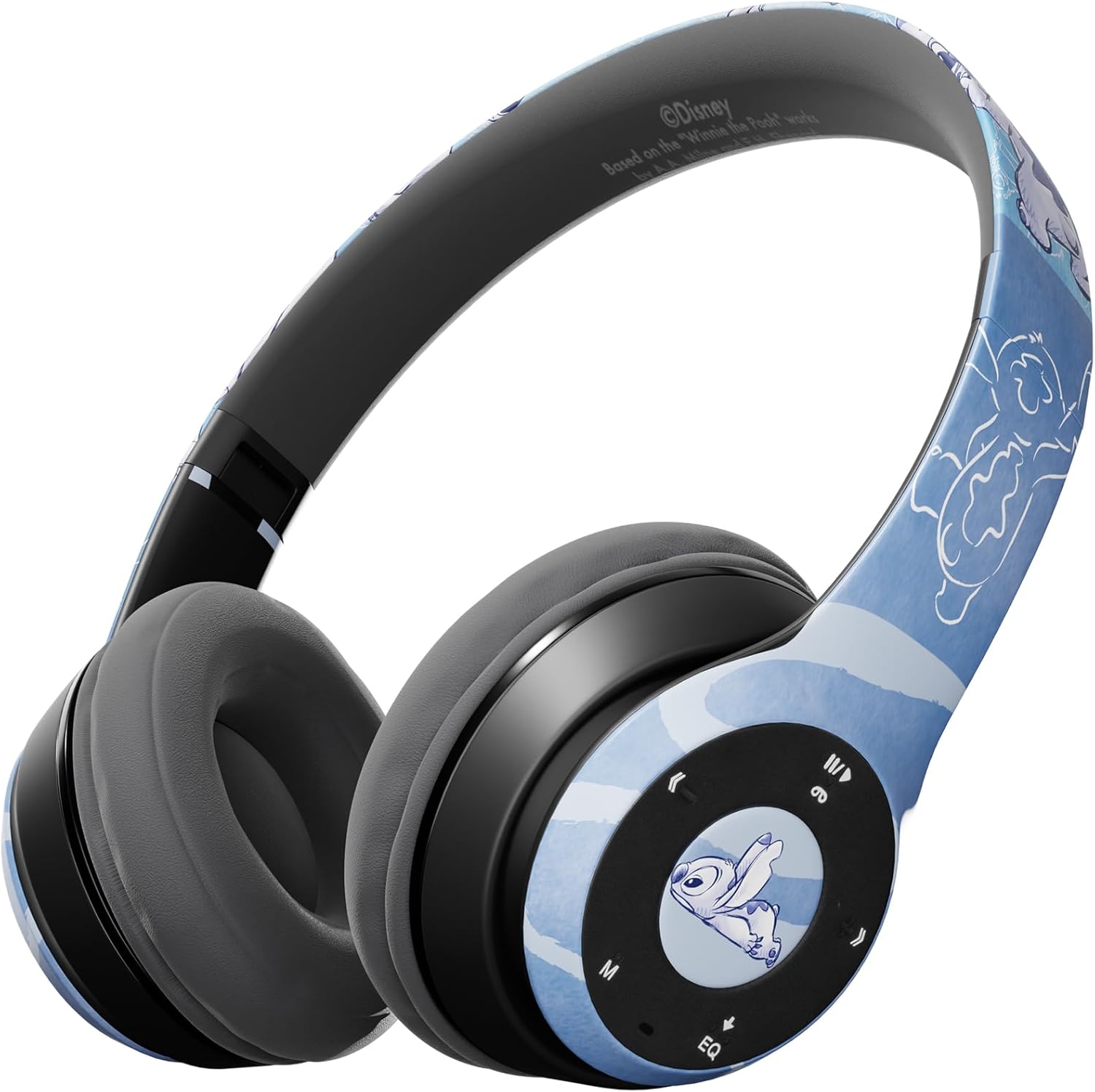 Disney Stitch Watercolor Swirl Bluetooth Over-Ear Headphones