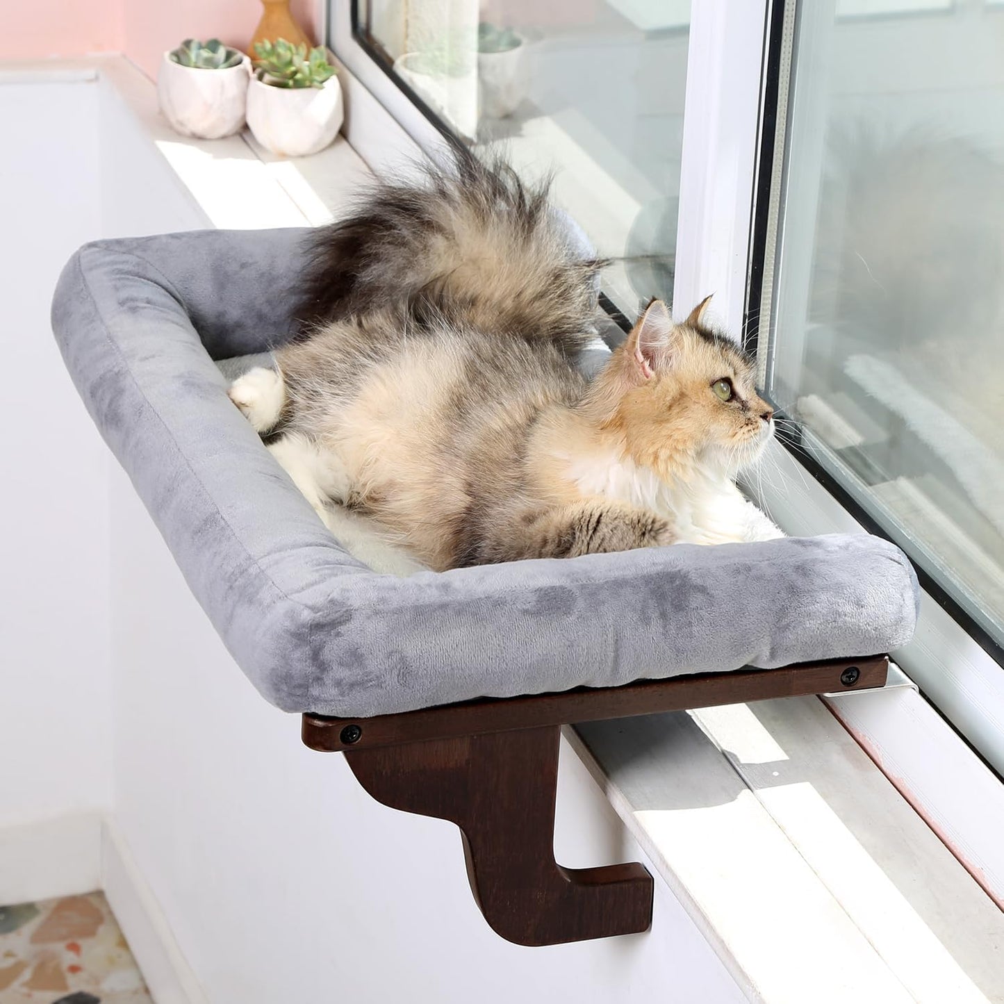 Zakkart Cat Perch for Window Sill - Orthopedic Hammock Design