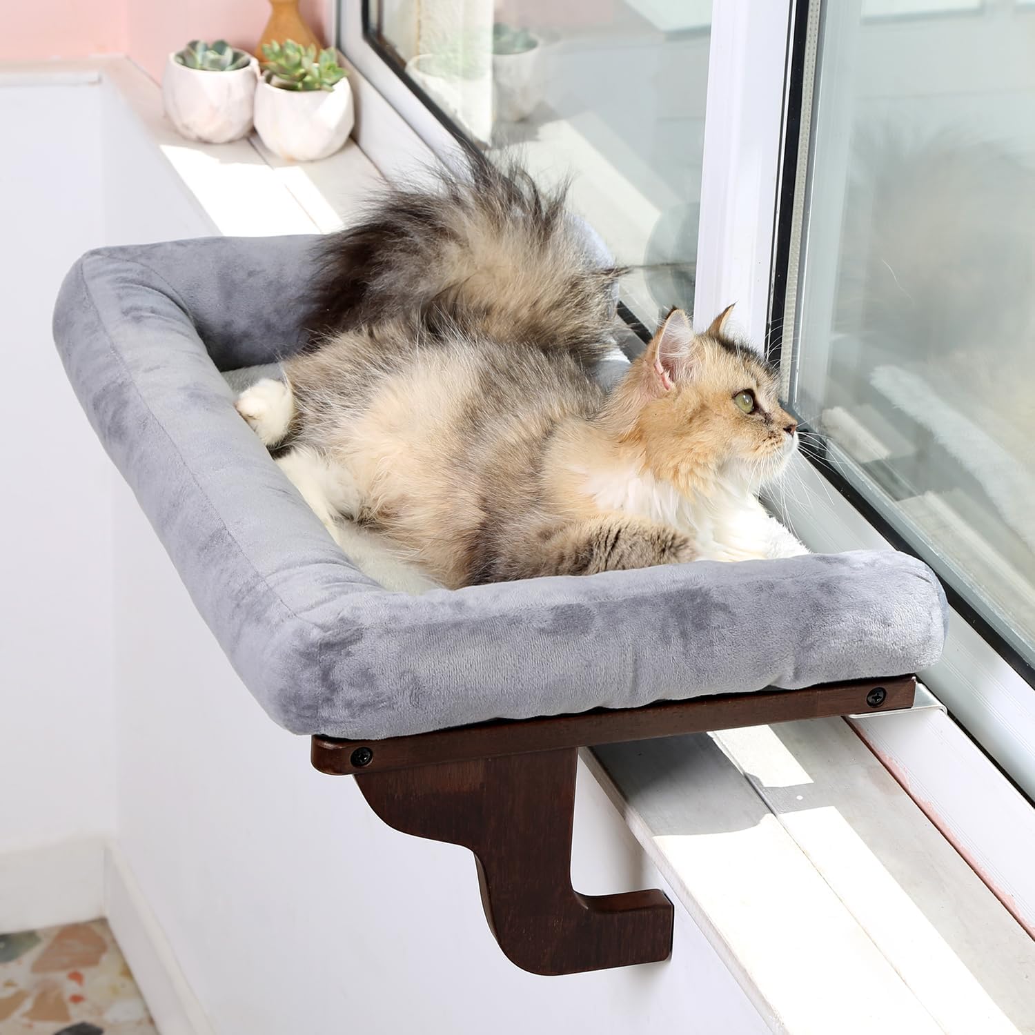 Zakkart Cat Perch for Window Sill - Orthopedic Hammock Design