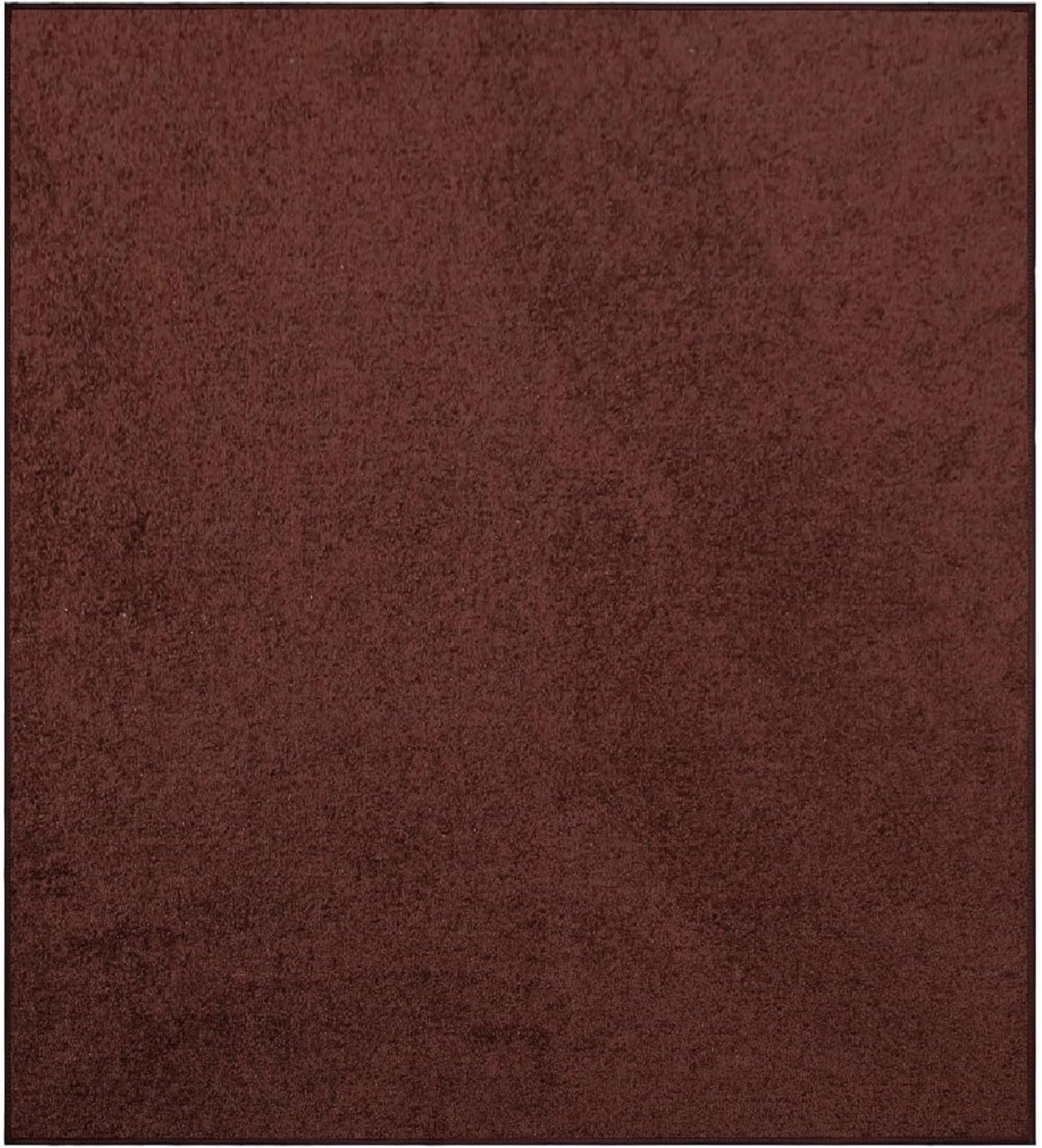 Pet Friendly Solid Color Area Rugs Chocolate for Every Room