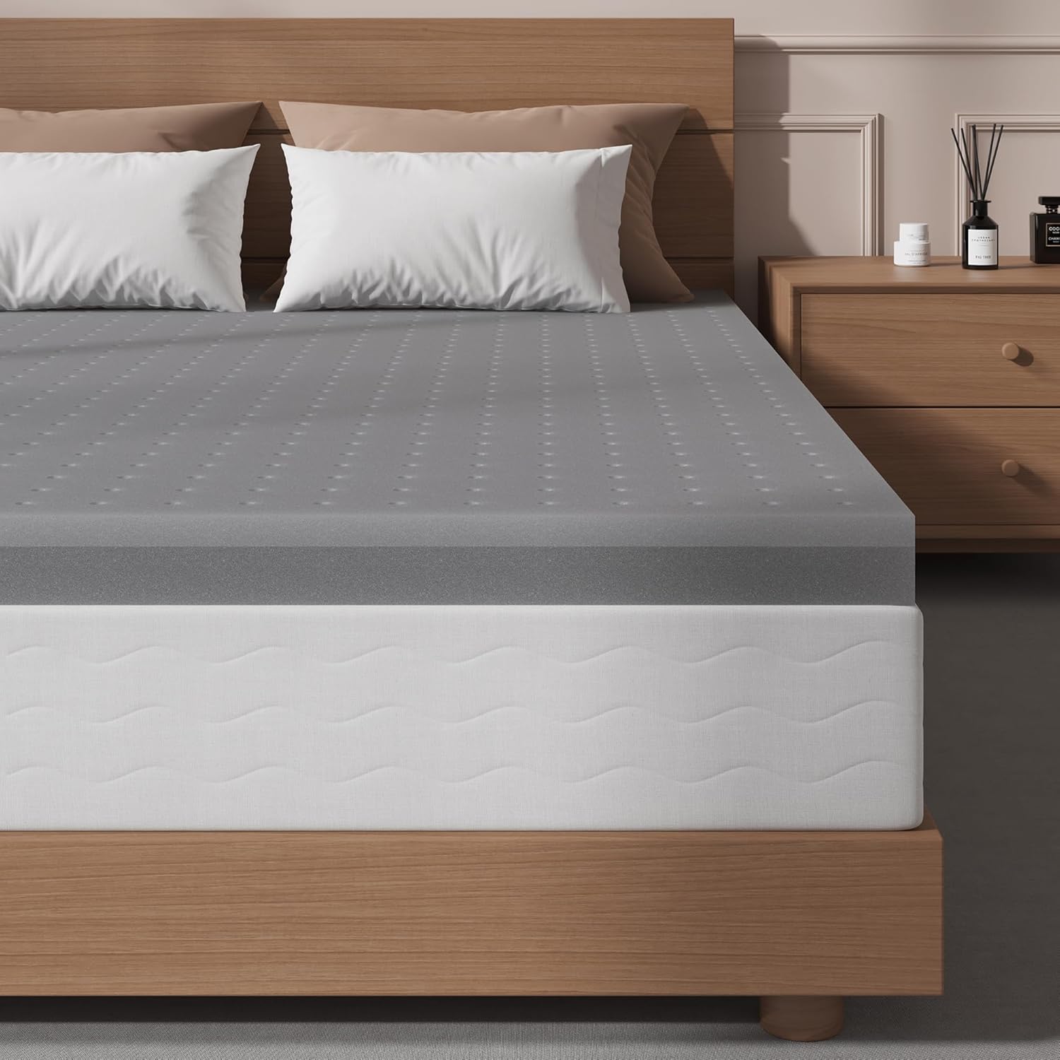 Sleepmax Extra Firm Mattress Topper Queen Size for Pain Relief