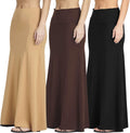 Women's Maxi Skirt 3-Pack - High Waist, Flowy & Plus Sizes
