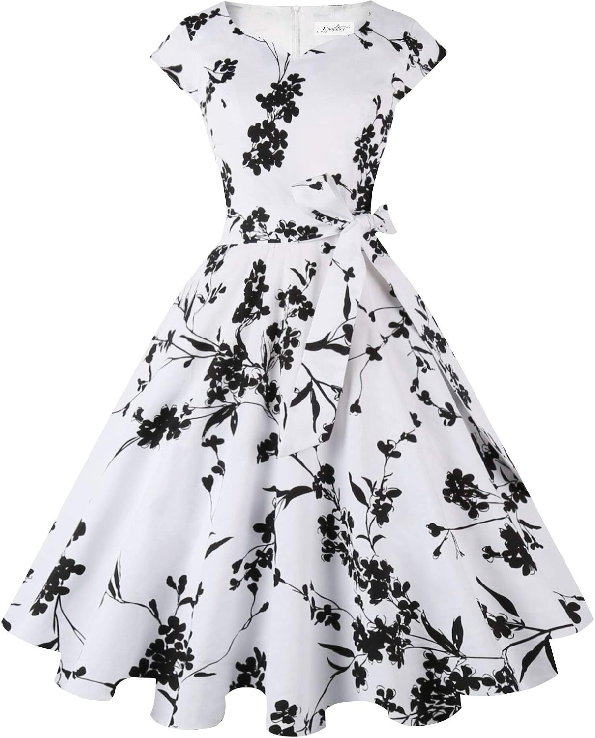 Vintage 1950s Dress for Women - Retro Cocktail Party Swing Dress
