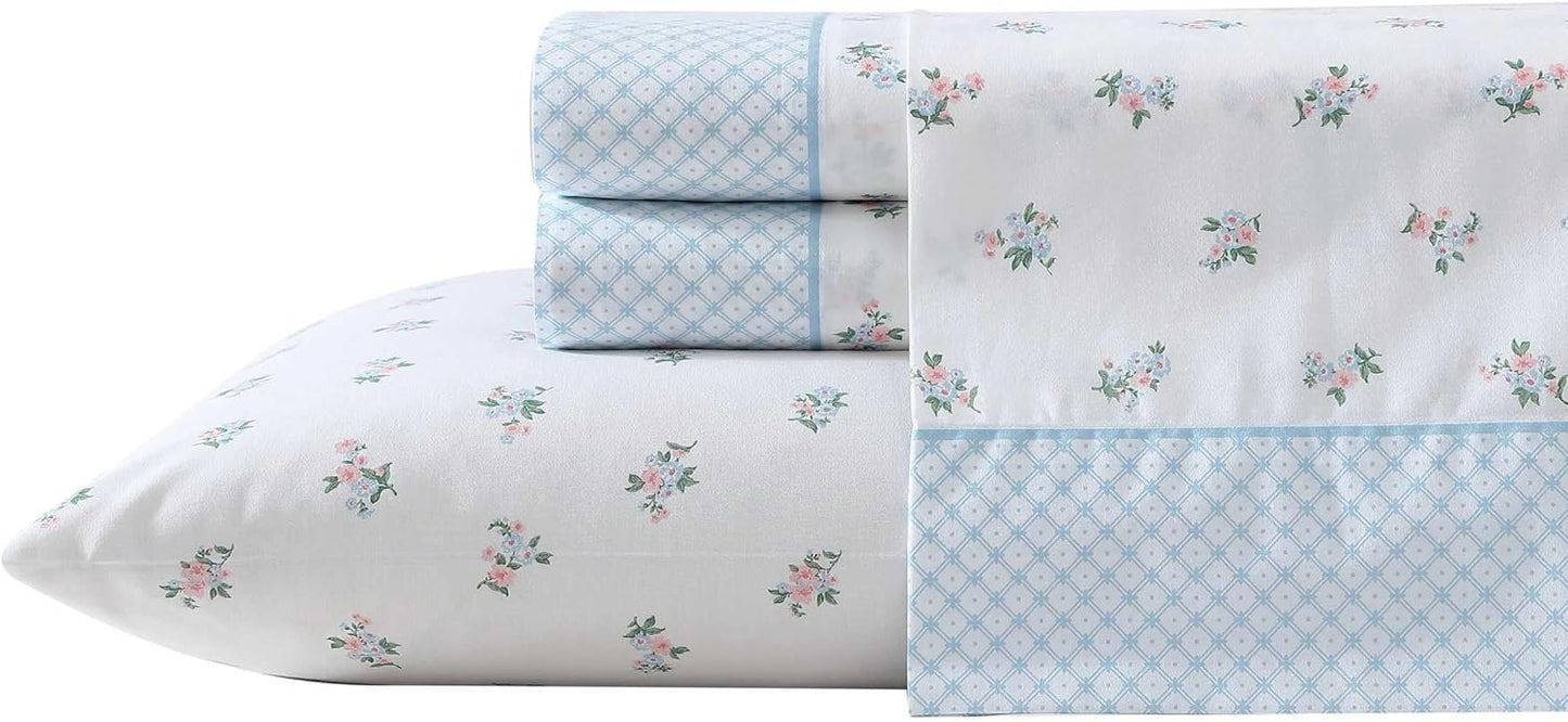 Breathable Percale Cotton Sheet Set for Chic Home Decor