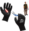 Fish Handling/Cleaning Gloves Textured Grip Palm - Secure Fish