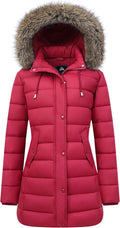 Women's Winter Thickened Down Jacket Long Puffer Coat - Warm Pufflady