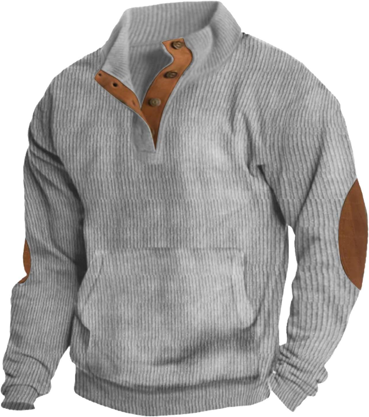 Cozy Corduroy Sweatshirt with Pockets