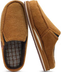 ONCAI Mens Slippers with Arch Support and Memory Foam - Warm Indoor