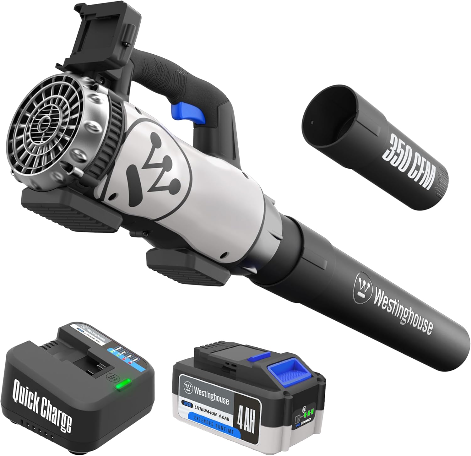 Powerful 20V Cordless Leaf Blower - Fast Charging, Efficient Performance