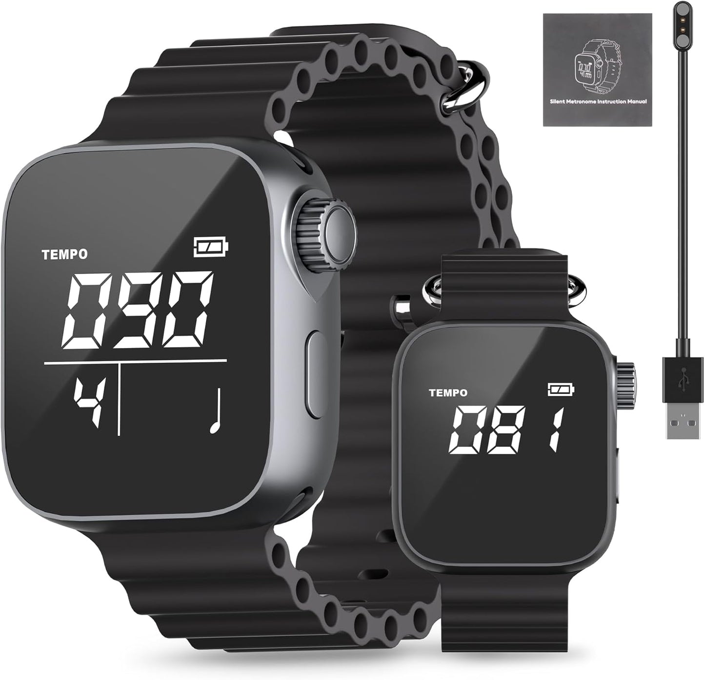 Aklot Vibrating Metronome Watch for Musicians and Exercisers