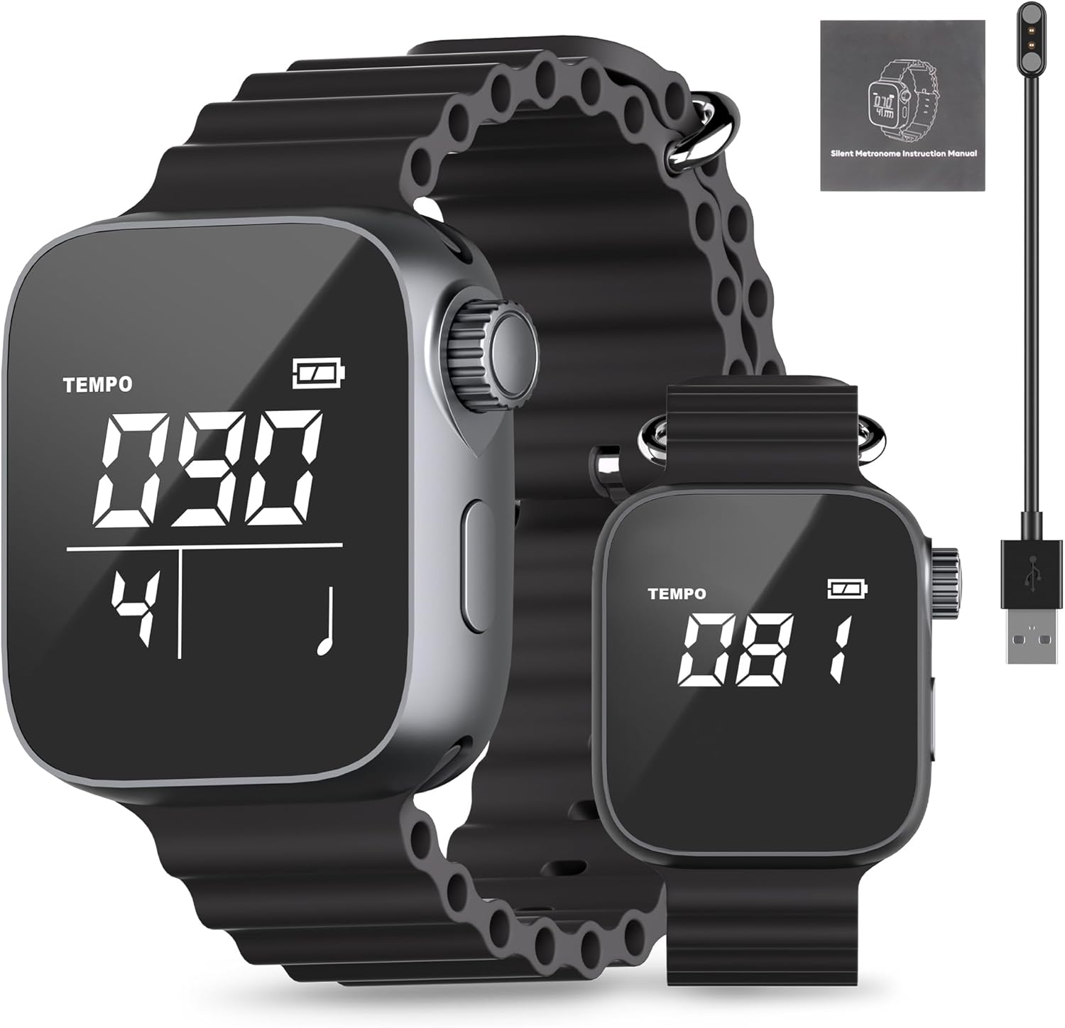 Aklot Vibrating Metronome Watch for Musicians and Exercisers