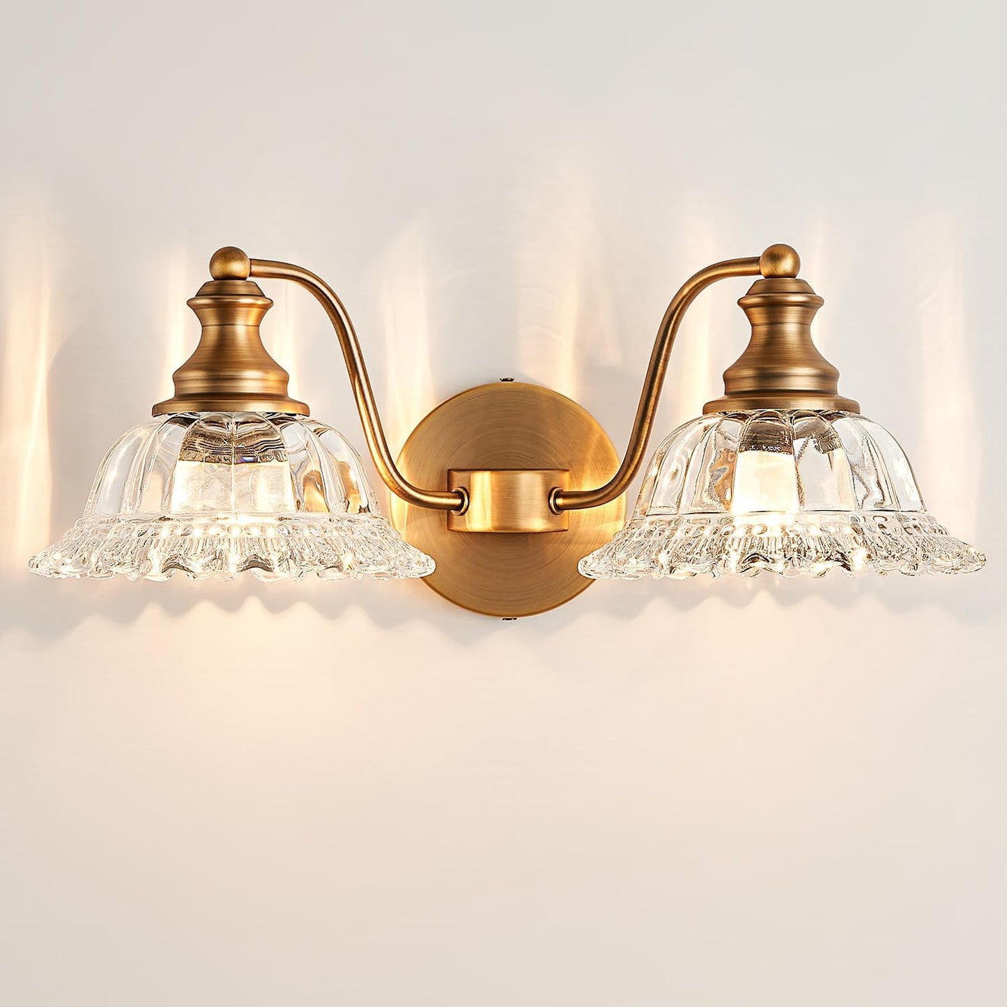Vintage Bathroom Vanity Lights Over Mirror for Elegant Lighting