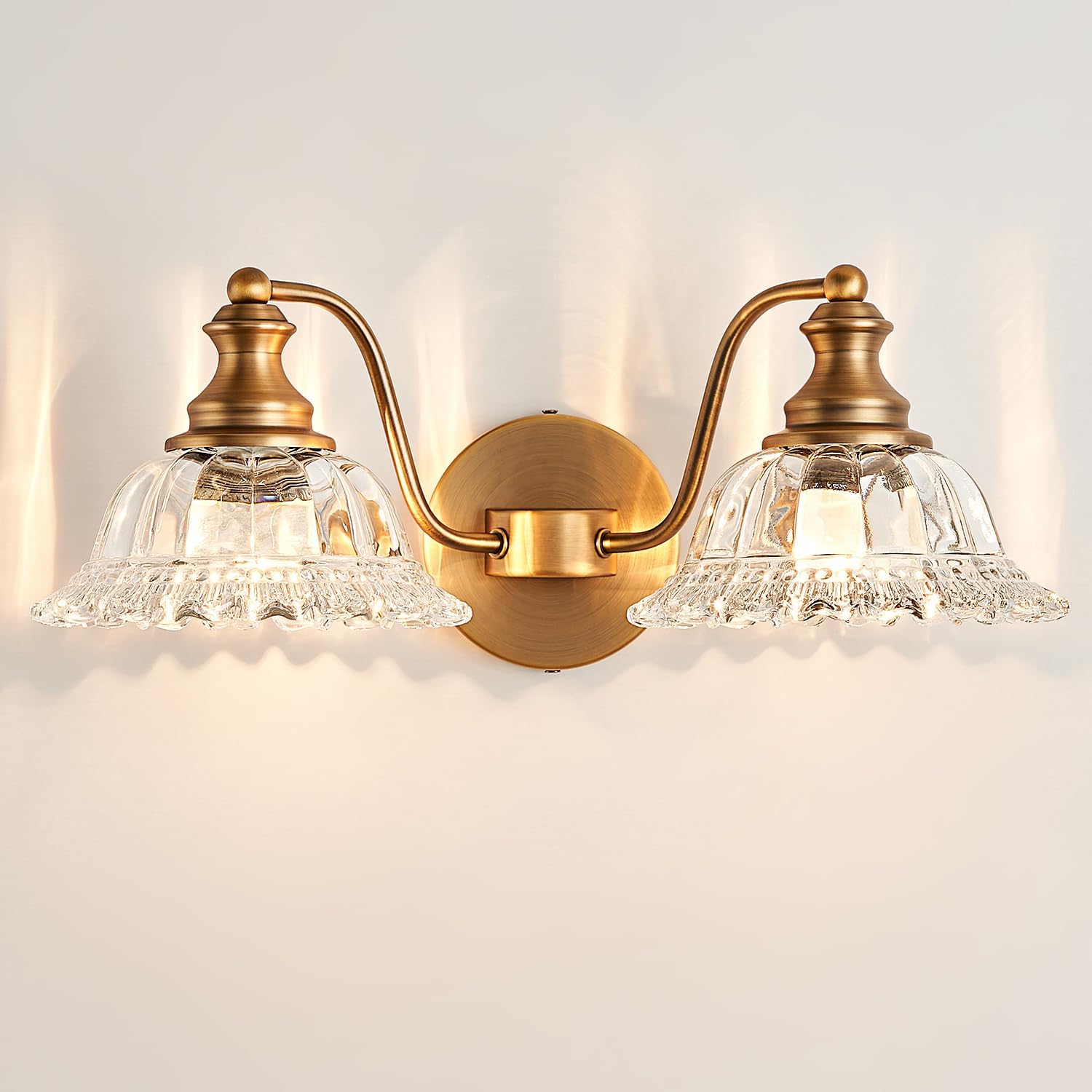 Vintage Bathroom Vanity Lights Over Mirror for Elegant Lighting