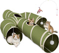 Cactus-Shaped Cat Tunnel for Indoor Cats - Large 12 in Diameter