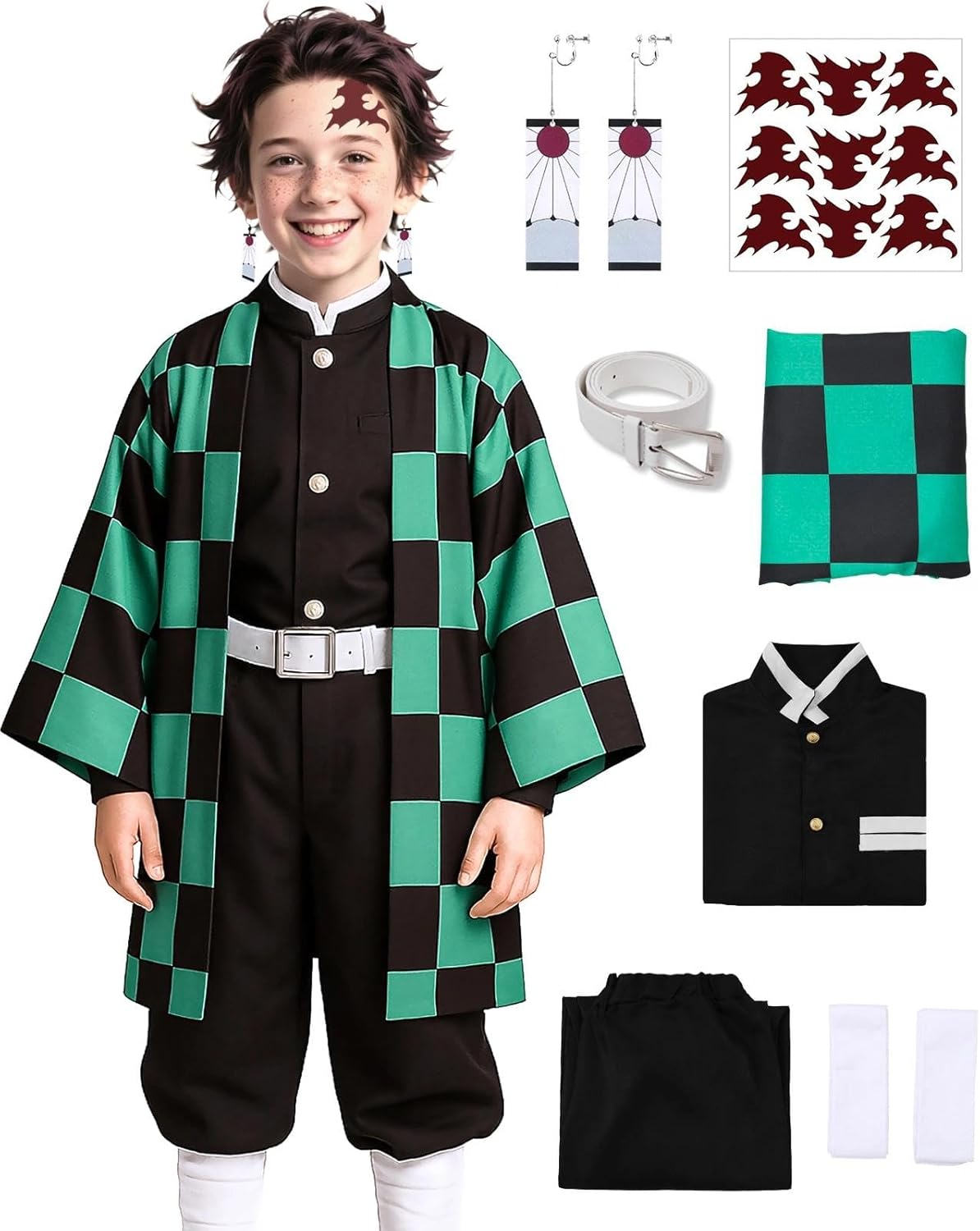 Halloween Anime Cosplay Costume Uniform Outfit for Kids Boys