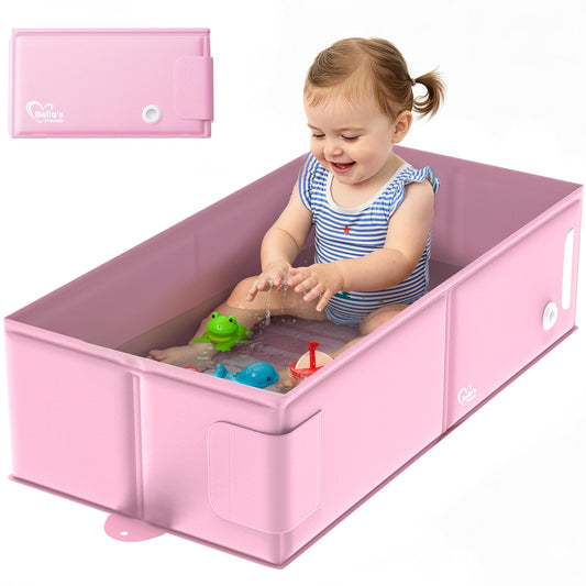 Bellas Friends Baby Collapsible Bathtub for Travel and Home