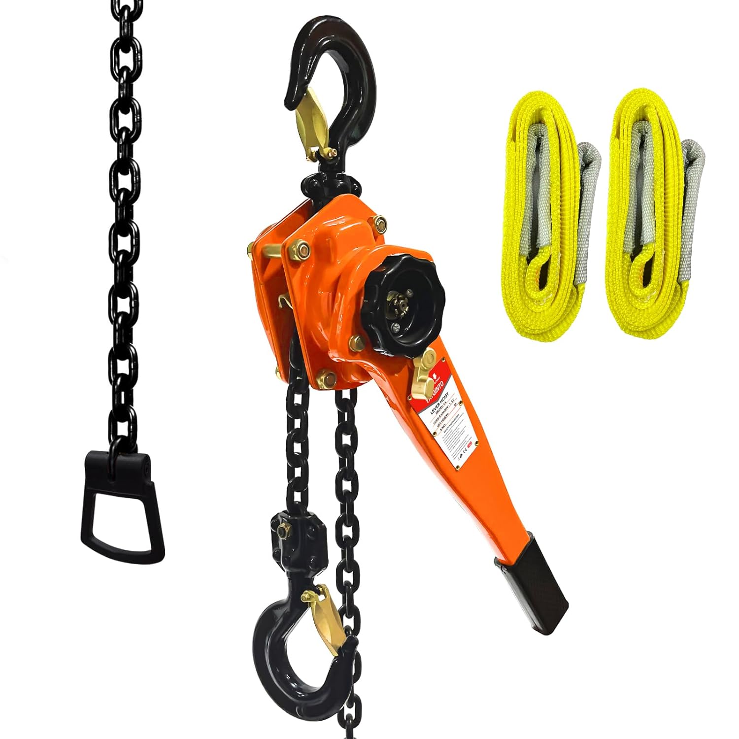 Manual Lever Hoist 1-1/2 Ton 20 FT Chain Puller for Lifting
