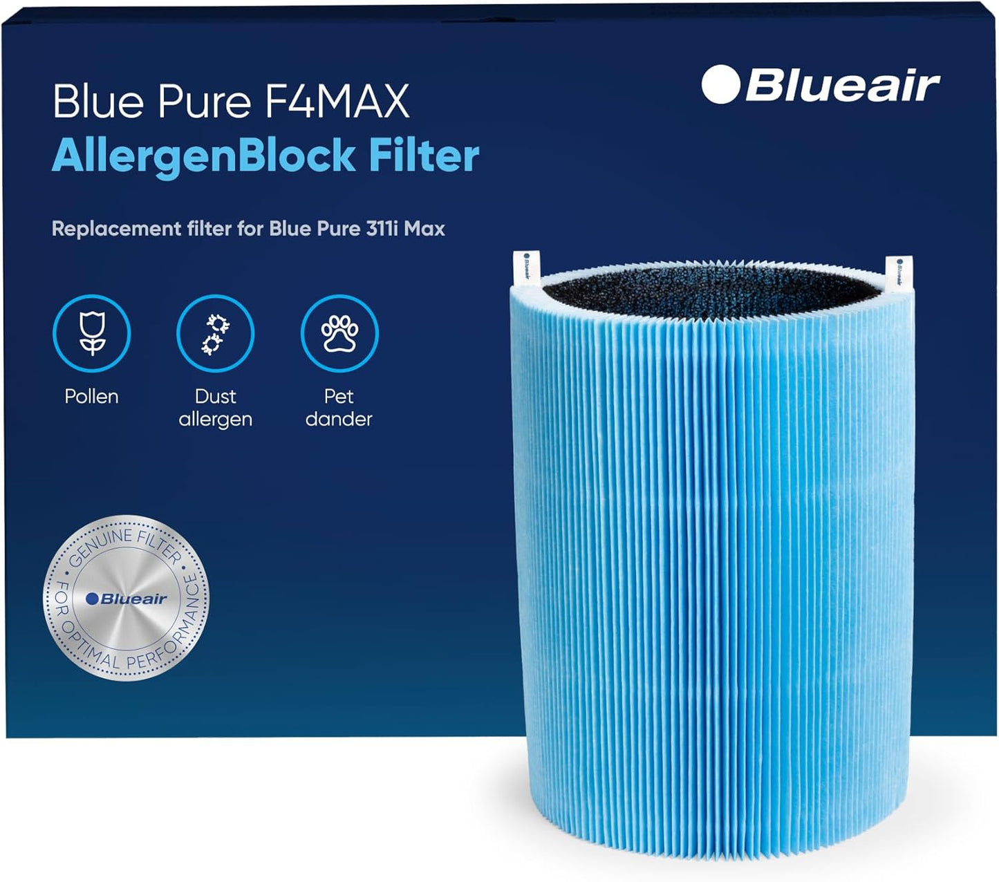 BLUEAIR Blue Pure 411 Max Series Filter for Allergens and Dust