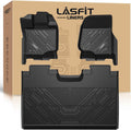 LASFIT Floor Mats for Ford F-150 SuperCrew 2015-2026 - All Weather Fit