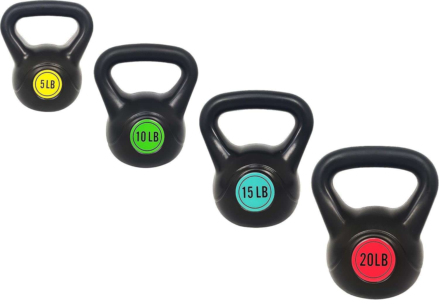 Fitvids Wide Grip Kettlebell Set for Effective Home Workouts