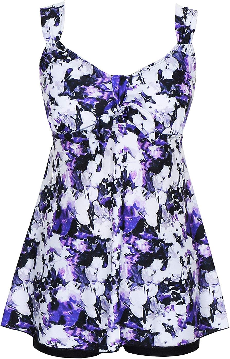 DANIFY Plus Size Swimsuit for Women with Tummy Control Design